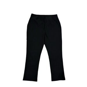 Mod Cloth Womens Black Zip Pants With Button 1X Plus size 35x26 cropped pants‎